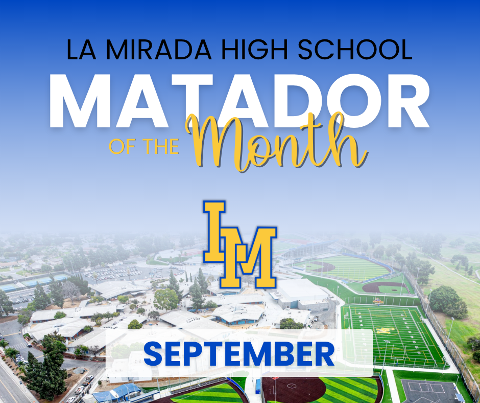 September Matadores of the Month