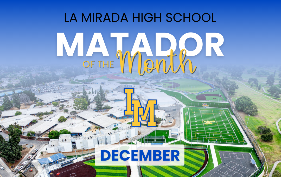 December Matadores of the Month