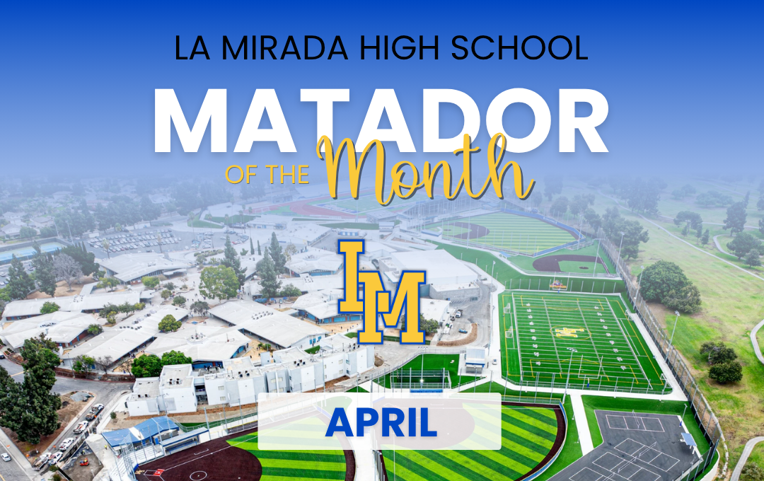April Matadores of the Month